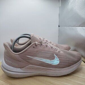 Nike Air Winflo 9 Womens Size 10 Shoes Pink Oxford Athletic Sneakers